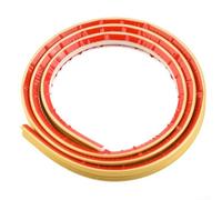 Tira de PVC 3D para decoración elegante de habitaciones, 1 m de longitud, adecuada para pared y marco (dorado)