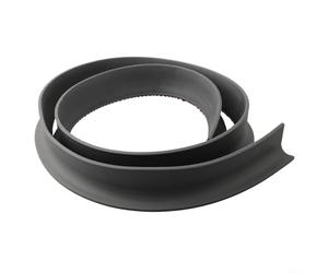 Tira de repuesto para mampara de ducha, barrera de retención de agua de silicona flexible para umbrales de suelo de baño, sellador de huecos de 30 mm de altura (gris, 100 cm)