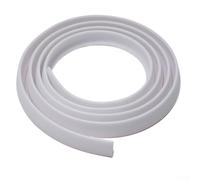 Tira de retención de agua para umbral de ducha, barrera de silicona flexible para separar áreas secas y húmedas del baño, diseñada para un control eficaz del agua (azul 50 cm)