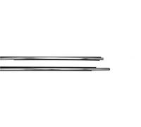 Tira de Sellado 4 Uds Exterior De Goma Vidrio Para Ventana Cromada O Negra Para Kia Para Forte 2009-2011 Sedan Solo 104CM 91CM No Para Hatchback Juntas de Goma(Chrome)
