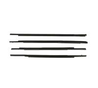 Tira de Sellado 4 Uds. Molduras Cromadas Negras Para Puerta Y Ventana Para Mitsubishi ASX RVR 2010-2019, Sello Burlete De Guarnición 5727A215 5727A216 Junta de Goma para Puerta de Coche