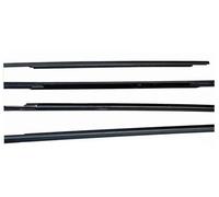 Tira de Sellado 4 Uds Ventanas Exteriores De Goma Para Outlander CU 2000-2006 Protector Vidrio Decoración Tira Meteorológica Exterior MR487151 Junta de Goma para Puerta de Coche