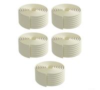 Tira de sellado autoadhesiva insonorizada, 2 m por rollo × 2 rollos, tapón de corriente de puerta y ventana, reducción de ruido y sellado de aire, espuma elástica suave de celdas cerradas, uso