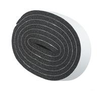 Tira de sellado con esponja resistente al viento e impermeable para costuras de puertas, mejora un ambiente interior silencioso y limpio (negro, 3 cm, 1 rollo)