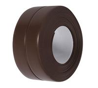 Tira de sellado de 3,2 M, cocina autoadhesiva Cinta de sellado de baño a prueba de humedad Baño a prueba de moho y fregadero de pared Tira de sellado de borde de borde (marrón 38mm * 3.2M)