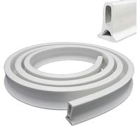 Tira de sellado de barrera de ducha de silicona autoadhesiva para separación impermeable del suelo