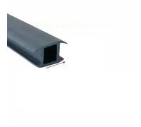 Tira de sellado de caucho en forma de T para sistemas solares fotovoltaicos, impermeable y resistente a la intemperie, para instalaciones exteriores, color negro (como en la imagen), 0-T-1 m (3,28 p