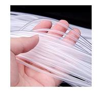 Tira de sellado de cordón de silicona sólida, tubo capilar, goma de manguera de grado alimenticio, funda de protección delgada de 10 m de largo(1.6 * 3.2mm)