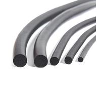 Tira De Sellado De Espuma De Goma EPDM Negra De 5m, Barra De Cordón De Esponja Redonda For Sello De Puerta De Gabinete, 2mm, 2,5mm, 3mm, 3,5mm, 4mm, 4,5mm, 5mm, 6mm, 1 Uds.(Dia 4mm)