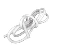 Tira de sellado de espuma de silicona, Diámetro blanco lechoso 2-25m m de la tira redonda del sello goma silicona cordón esponja(2mm(5 Meters))