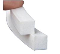 Tira de sellado de espuma de silicona, Junta de goma de silicona y tira de espuma for juntas, varios tamaños, 1 metro, 1 pieza(3x20mm)