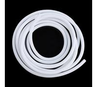 Tira de sellado de espuma de silicona, Tamaños múltiples redondos blancos del diámetro 1-20m m de la tira lacre que hacen espuma silicón(10M*1mm)