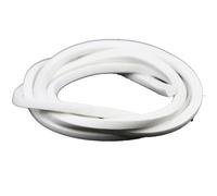 Tira de sellado de espuma de silicona Tira de sellado de esponja de goma de silicona cuadrada blanca, 5M, junta for puerta y ventana, varios tamaños(5mm x 15mm)
