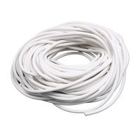 Tira de sellado de espuma de silicona, Tira de sellado esponja caucho silicona redonda diámetro 1-9 mm(Length 0.5 Meter,Dia 3mm)