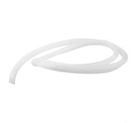 Tira de sellado de goma de 2 m de repuesto para puertas de ducha, se adapta a bordes inferiores de vidrio, proporciona una barrera eficaz contra el agua y el viento en cuartos de ducha de baño (10 mm)