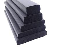 Tira De Sellado De Goma De Espuma De Nitrilo De 2mm, 3mm, 5mm Y 10mm De Espesor, Barra De Esponja Cuadrada Sólida, Tira Plana De Goma Impermeable Marina, Por 1 Metro(10mmx20mm)