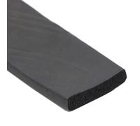 Tira de sellado de goma de espuma de silicona negra, sellado EPDM, junta de esponja cuadrada de 1m for puerta de gabinete, 1 Uds.(5x50mm)
