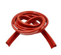 Tira de Sellado de Goma de Silicona for Ventana de Puerta de Alta Temperatura Tipo P, 1 Metro por Pieza, burlete, burlete, Piezas de Horno (Color : K1-6 X 10 X 25 MM, Size : P)