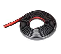 Tira de sellado de goma para arcos de rueda de coche y camión, tapacubos de rueda, cubiertas de cama de camión y mucho más. (3 m) AUTOXBERT (4.5 cmx0.7 cm)