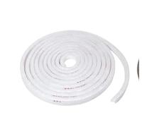 Tira de sellado de lana autoadhesiva de 5/10/20 m, de aleación de aluminio, for puertas y ventanas, aislamiento acústico y prevención de colisiones.(White 9X5mm,20M)