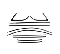 Tira de Sellado de Parabrisas de Coche Para A3 S3 Para Hatchback 2021 2022 2023 2024 2025 Kit De 10 Pegatinas Molduras De Ventanas De Coche Burletes Cinta Adhesiva