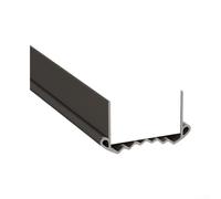 Tira de sellado de puerta inferior con construcción de PVC para aislamiento acústico y resistente al viento, se adapta a puertas de 3 5 ~ 5 cm de ancho, sin rastro para un ajuste seguro (gris)