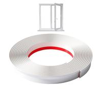 Tira de sellado de puertas y ventanas, autoadhesiva, insonorización, cinta de sellado de ventanas, tapón de corriente, burlete cortable de 13 pies para aperturas, patio, garaje, interior, exterior