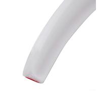 Tira de sellado de retención de agua tipo silicona para aplicaciones de umbral de ducha en entornos de baño secos y húmedos separados (negro, 200 cm)