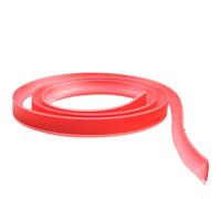 Tira de sellado de silicona para baño y cocina para retención de agua con acrílico, adecuada para duchas sin curvas y control de agua de área húmeda (transparente, 200 cm)