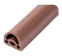 Tira de sellado de silicona para puertas y ventanas de múltiples cavidades para bloquear el ruido, proporciona protección contra la intemperie y aísla térmicamente los espacios (A)