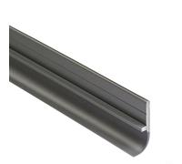 Tira de sellado debajo de la puerta para uso residencial para mitigar el ruido del viento, las fugas de aire y las fluctuaciones de temperatura cerca de las puertas (gris)