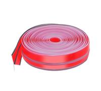 Tira de sellado en forma de T, tira de sellado para puertas de silicona transparente con adhesivo de doble cara, burlete impermeable y a prueba de viento para puertas y ventanas, 6