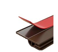 Tira de sellado especial a prueba de viento, tira antifugas de aire, tira inferior del parabrisas, tiras de goma en la parte inferior de la puerta(Brown 1m)