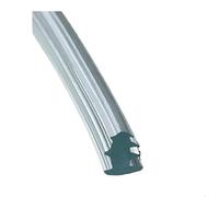 Tira de sellado for puertas y ventanas de 1/3/5 m, de aleación de aluminio, fija for huecos de vidrio, tipo T, for rellenar la ranura de la tarjeta, tiras de goma resistentes al viento(52,1 Meter)