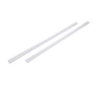 Tira de sellado inferior de goma para puerta de ducha para separación húmeda/seca, 50 cm de longitud, 6/8/10/12 mm de ancho, junta de retención de agua transparente para recintos de vidrio (10 mm)