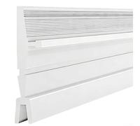 Tira de sellado inferior de puerta, bloqueador a prueba de viento, burlete de aire debajo de la puerta, reductor de ruido, cinta de barrido de puerta de PVC para dormitorio, sala de estar, oficina, 93