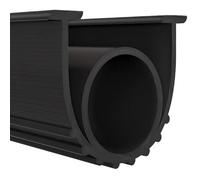 Tira de sellado inferior de puerta - Tira de sellado de puerta protección contra la intemperie | Tope de corriente Do0r | Tiras de umbral de goma resistentes a la intemperie de 5 metros, barrido Dor