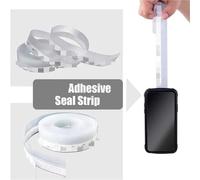 Tira de sellado inferior puerta 10/20/30M, sello goma for ventana meteorológica, burlete a prueba viento, cinta autoadhesiva for parabrisas y para Apartamentos, Casas(Transparent,30M_35MM)