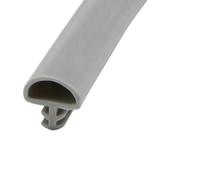 Tira de sellado insonorizada for ranura de puerta, 9x5 mm, 5 m, multicolor(Semi-circular Gray Groove)