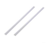 Tira de sellado para mampara de ducha de 50 cm x 2 piezas, junta de goma transparente para vidrio de 14/17/23 mm de grosor, sello inferior ajustable para fugas de agua en puertas (23 mm)