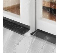 Tira de sellado para marco de ventana con diseño de perfil inclinado para facilitar la escorrentía de lluvia y reducir el riesgo de humedad interior (exterior -L)