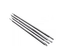 tira de sellado para ventana Para Peugeot 301 2013-2017 Burlete exterior para ventanilla (4 piezas)(Chrome)