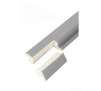Tira de sellado para ventana, tipo Z, burlete de espuma de polietileno para puerta de PVC, insonorizante, gris, 3 metros (B)