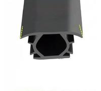 Tira de sellado solar personalizada, tira de sellado de goma, impermeable y resistente a la intemperie para paneles fotovoltaicos, módulos solares e invernaderos (como en la imagen, T-1M o 3,28 pies