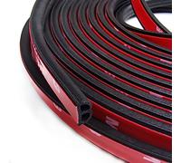 Tira de sellado universal en forma de B de 39.4 pies, 12 metros tira de sellado de goma para ventanas de puerta de casa, burlete de clima de para puerta de coche, camión, ventana, insonorizado