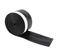 Tira de sello de goma de silicona, burletes para puertas o ventanas, tira de sellado autoadhesiva resistente a la intemperie(Negro)