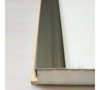 Tira de separación para suelo, protector de borde de aluminio en forma de L para alféizar de escalera, baldosas de suelo, multicolor, varios tamaños (champán, WXH:20 x 4 mm)