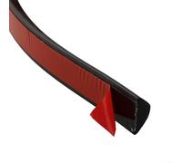 Tira de silicona de retención de agua para baño, mantiene el agua dentro con separación eficaz para duchas (negro, 50 cm)