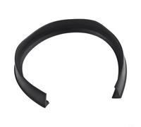 Tira de silicona de retención de agua para duchas de baño, barrera flexible diseñada para mantener el agua contenida y separar las zonas secas y húmedas de manera eficaz (negro, 50 cm)