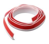 Tira de silicona flexible para encimera de cocina y barrera de ducha, diseño flexible para retención de agua (blanco, 150 cm)